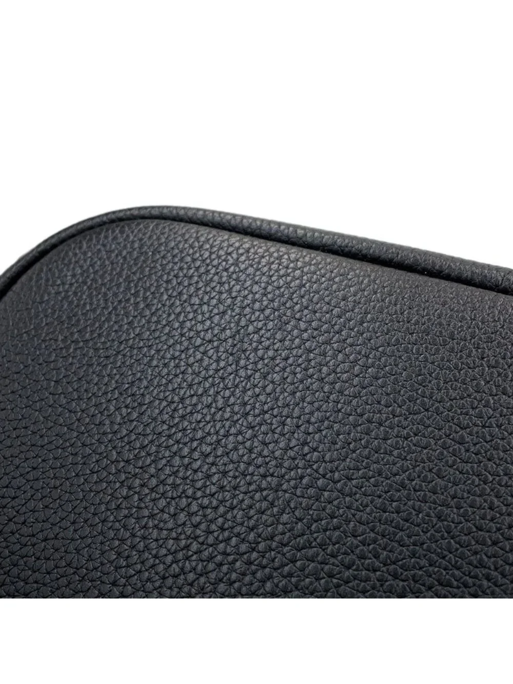 Saint Laurent Paris Shoulder Bag Boucle Leather Black